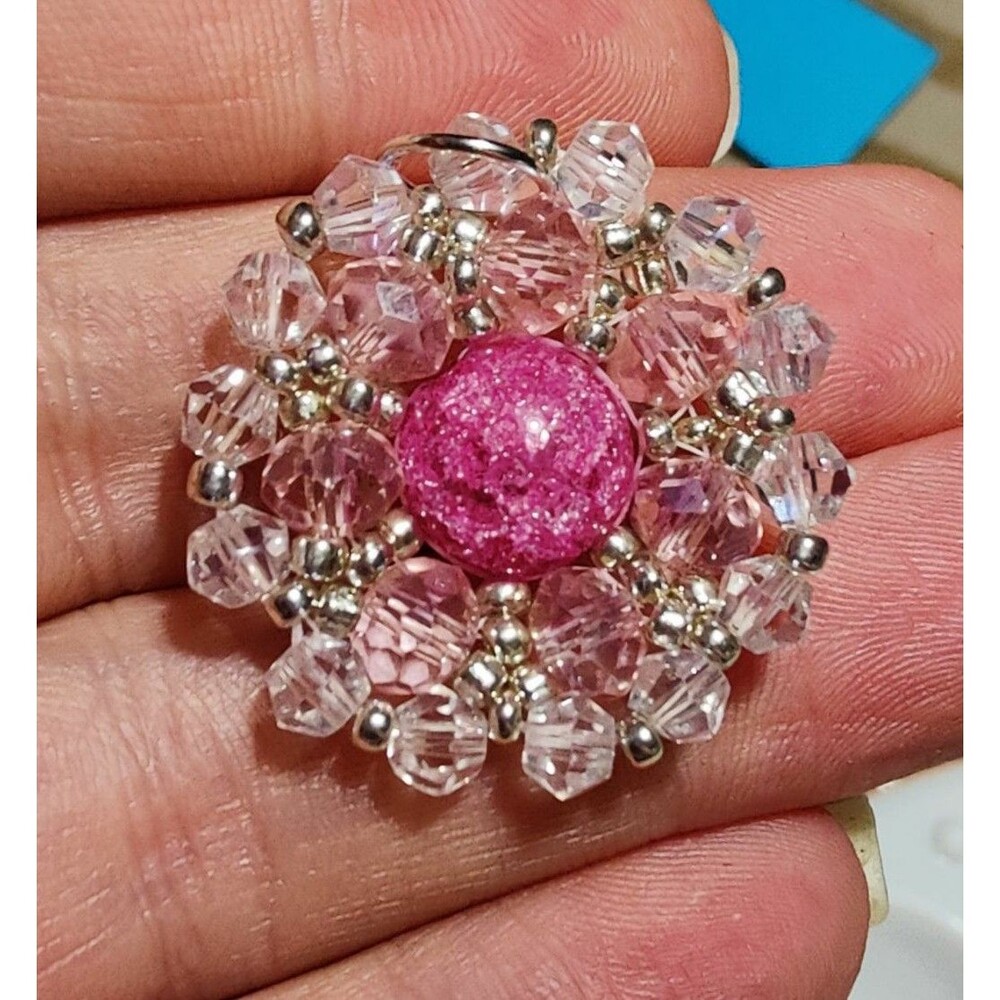 Pink Crystal Pendant